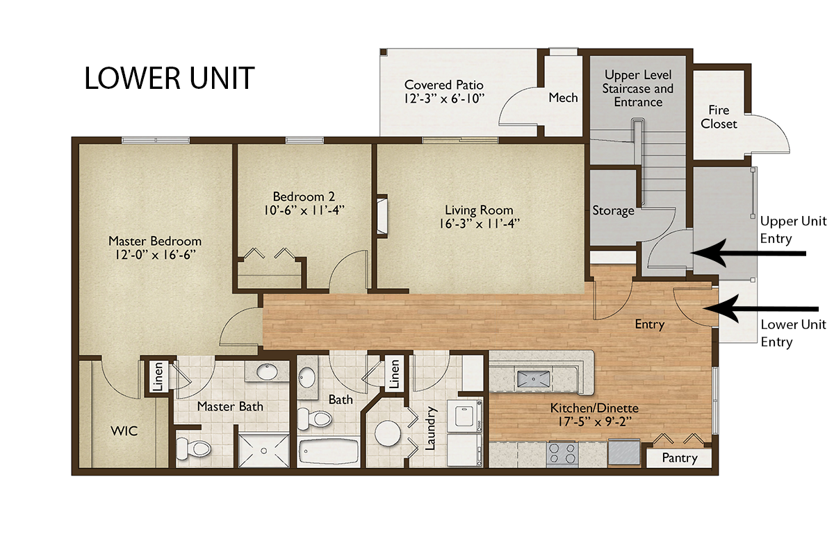 Condominium Home Floor Plan Design Amherst, NY