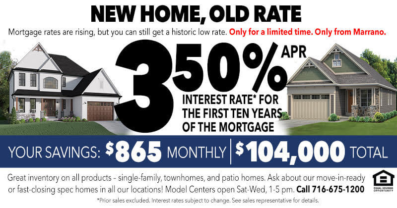 Marrano Introduces the “Great Rate Buydown 3.50% APR Mortgage Program